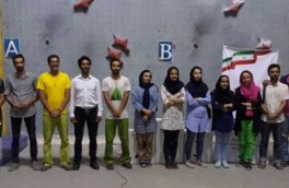 مسابقات انتخابی تیم سنگ نوردی استان تهران برگزار شد